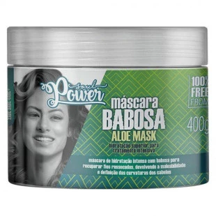 MASCARA CAPILAR SOUL POWER 400G BABOSA - ALOE MASK