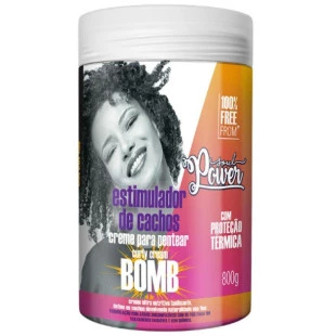 CREME PARA PENTEAR SOUL POWER 800G ESTIMULADOR DE CACHOS