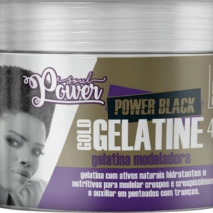 GELATINA MODELADORA SOUL POWER 400G GOLD BLACK