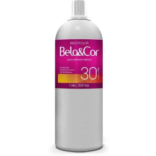ÁGUA OXIGENADA BELA E COR 1 LITRO - 30 VOLUMES