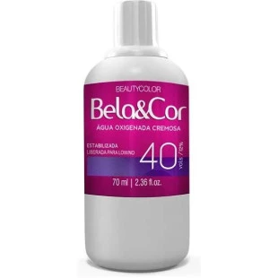 ÁGUA OXIGENADA BELA E COR 70ML - 40 VOLUMES