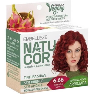 TONALIZANTE NATUCOR 6.66 - VERMELHO CEREJA