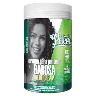CREME PARA PENTEAR SOUL POWER 800G BABOSA ALOE CREAM