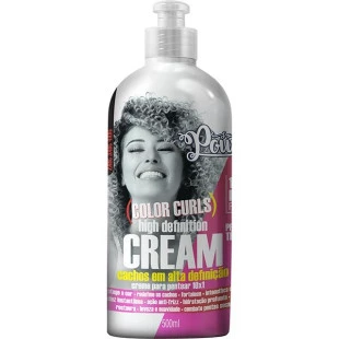 CREME PARA PENTEAR SOUL POWER 500ML COLOR CURLS HIGH DEFINITION CREAM 10X1