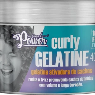 GELATINA CURLY SOUL POWER 400G - ATIVADORA DE CACHOS