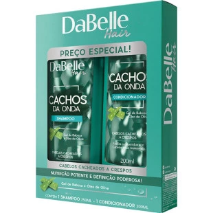 KIT DABELLE CACHOS DA ONDA - SHAMPOO 250ML + CONDICIONADOR 200ML