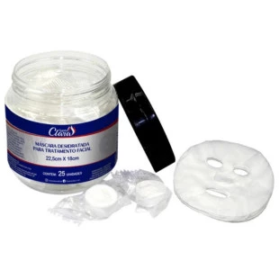 MÁSCARA DESIDRATADA PARA TRATAMENTO FACIAL SANTA CLARA - 25 UNIDADES ref:3699