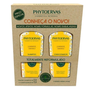 KIT PHYTOERVAS ILUMINADOR CAMOMILA - SHAMPOO + CONDICIONADOR