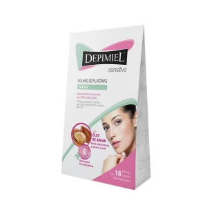 FOLHAS PRONTAS DEPIMIEL 16UN - FACIAL - SENSITIVE