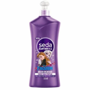 CREME PARA PENTEAR SEDA 300ML - JUNTINHOS FROZEN BRILHO ENCANTADO