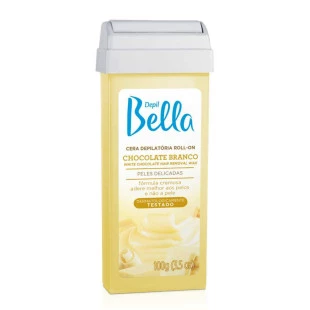 CERA DEPIL BELLA 100G ROLLON - CHOCOLATE BRANCO