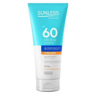 PROTETOR SOLAR SUNLESS 200G - TOQUE SECO - FPS 60
