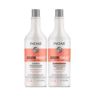 KIT INOAR CICATRIPONTAS 1L - SHAMPOO + CONDICIONADOR