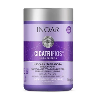 MASCARA CAPILAR INOAR 800G - CICATRIFIOS LOIRO PERFEITO