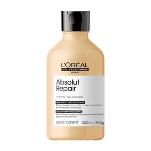 SHAMPOO LOREAL EXPERT 300ML - ABSOLUT REPAIR GOLD QUINOA + PROTEIN