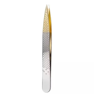 PINÇA ENOX SILVER GOLD - PONTA DOURADA FINA - REF: 1702