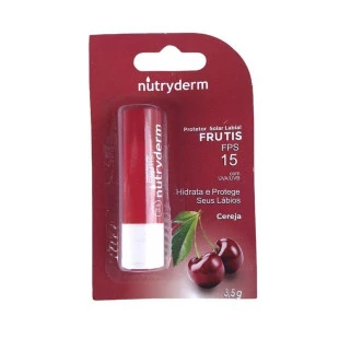 PROTETOR LABIAL NUTRYDERM FPS15 FRUTIS - CEREJA
