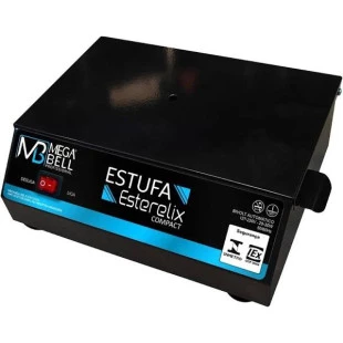 ESTUFA DE ESTERILIZAÇÃO MEGA BELL - ESTERELIX COMPACT PRETO - BIVOLT