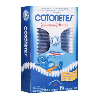 HASTES FLEXÍVEIS COTONETES - 150 UNIDADES