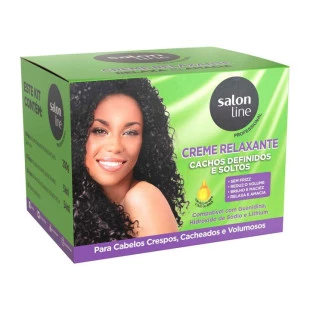 CREME RELAXANTE SALON LINE - CACHOS DEFINIDOS E SOLTOS