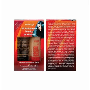 KIT KAMIRAS SPEED LISS 120ML - SHAMPOO + TRATAMENTO TÉRMICO
