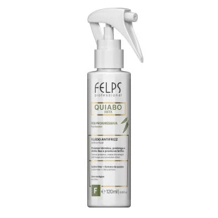FLUÍDO ANTIFRIZZ FELPS 120ML QUIABO XBTX - PÓS PROGRESSIVA