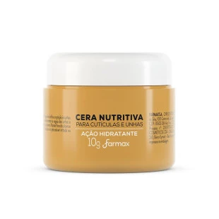 CERA NUTRITIVA PARA CUTÍCULAS E UNHAS FARMAX 10G