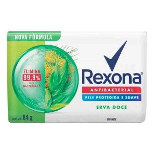 SABONETE EM BARRA REXONA 84G - ERVA DOCE