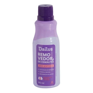 REMOVEDOR DE ESMALTES DAILUS 90ML - SEM ACETONA