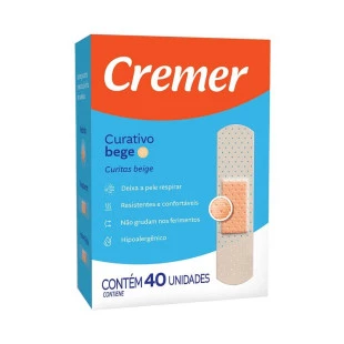 CURATIVO CREMER 40 UNIDADES - BEGE
