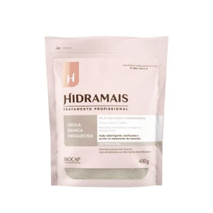 ARGILA EM PO ENRIQUECIDA HIDRAMAIS 400G - BRANCA - CORPORAL E FACIAL