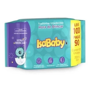 TOALHAS UMEDECIDAS ISABABY - LEVE 100 PAGUE 90
