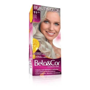 COLORAÇÃO BELA E COR KIT 11.11 - LOURO CLARÍSSIMO ESPECIAL PLATINADO