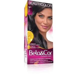 COLORAÇÃO BELA E COR KIT 3.0 - CASTANHO ESCURO