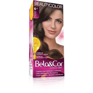 COLORAÇÃO BELA E COR KIT 6.1 - LOURO ESCURO ACINZENTADO