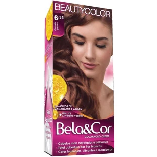 COLORAÇÃO BELA E COR KIT 6.35 - CHOCOLATE GLAMOUR