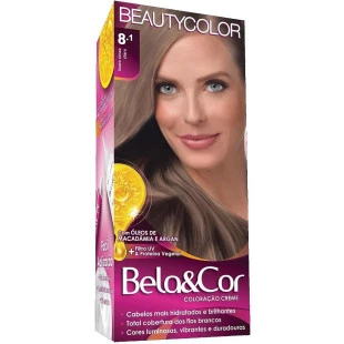 COLORAÇÃO BELA E COR KIT 8.1 - LOURO CINZA CLARO