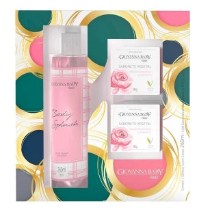KIT GIOVANNA BABY CLASSIC - BODY SPLASH + 2 SABONETES VEGETAL