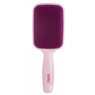 ESCOVA PARA CABELO BELLIZ - FLEX RAQUETE ROSA - ref:461