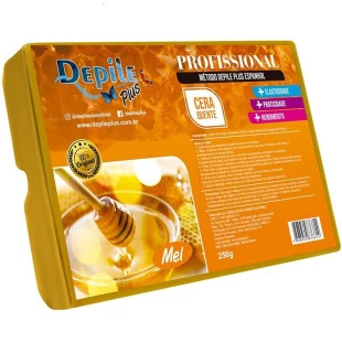 CERA DEPILE PLUS 250G QUENTE - MEL
