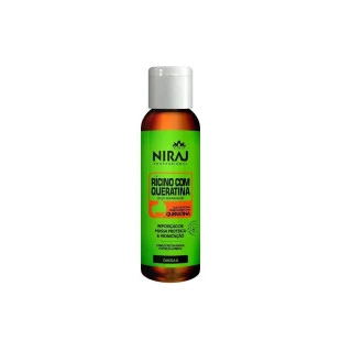 ÓLEO CAPILAR NIRAJ 60ML - RÍCINO COM QUERATINA