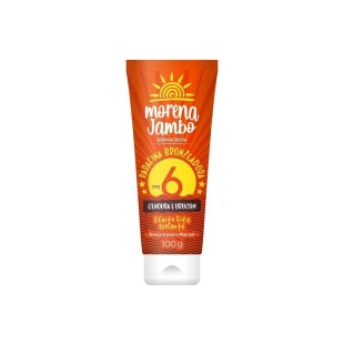 PARAFINA DERMACREAM 100G MORENA JAMBO - CENOURA E URUCUM - FPS 6