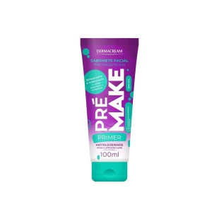 SABONETE LÍQUIDO DERMACREAM 100ML FACIAL - PRIMER - PRÉ MAKE