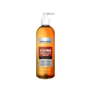 SABONETE LÍQUIDO DERMACREAM 500ML FACIAL - ACNE FREE
