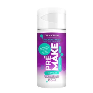 SABONETE LÍQUIDO DERMACREAM 150ML FACIAL - PRIMER - PRÉ MAKE