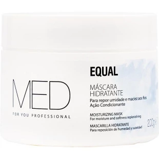 MÁSCARA CAPILAR MED 200ML HIDRATANTE - EQUAL