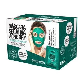 MÁSCARA FACIAL NIRAJ 8G SECATIVA - ACNE DRY