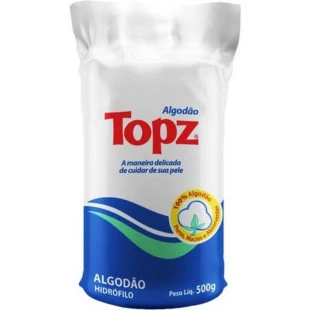ALGODÃO HIDROFILO TOPZ 500G - ROLO