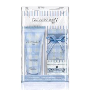 KIT GIOVANNA BABY BLUE - HIDRATANTE + COLÔNIA + SABONETE