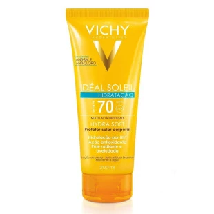 PROTETOR SOLAR CORPORAL VICHY 200ML - IDÉAL SOLEIL HYDRASOFT - FPS 70
